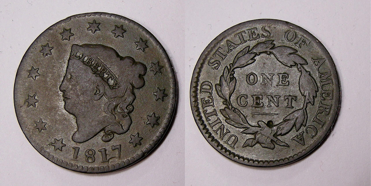 1817 Large Cent INV#76 2  